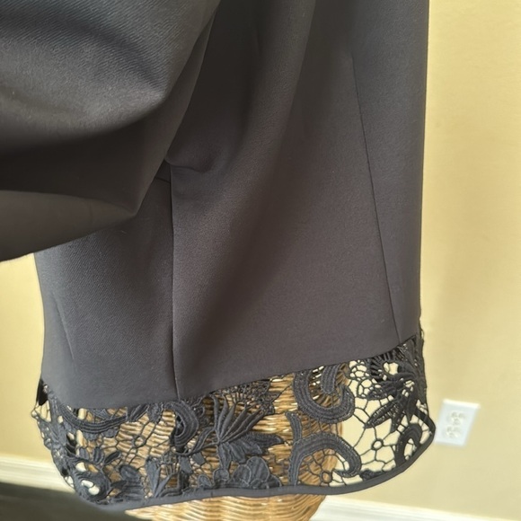 NWT New York & Co Soho Jeans Black Blazer with Jacket with Lace Detail XL - Picture 4 of 9